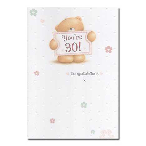 30th Birthday Forever Friends Card